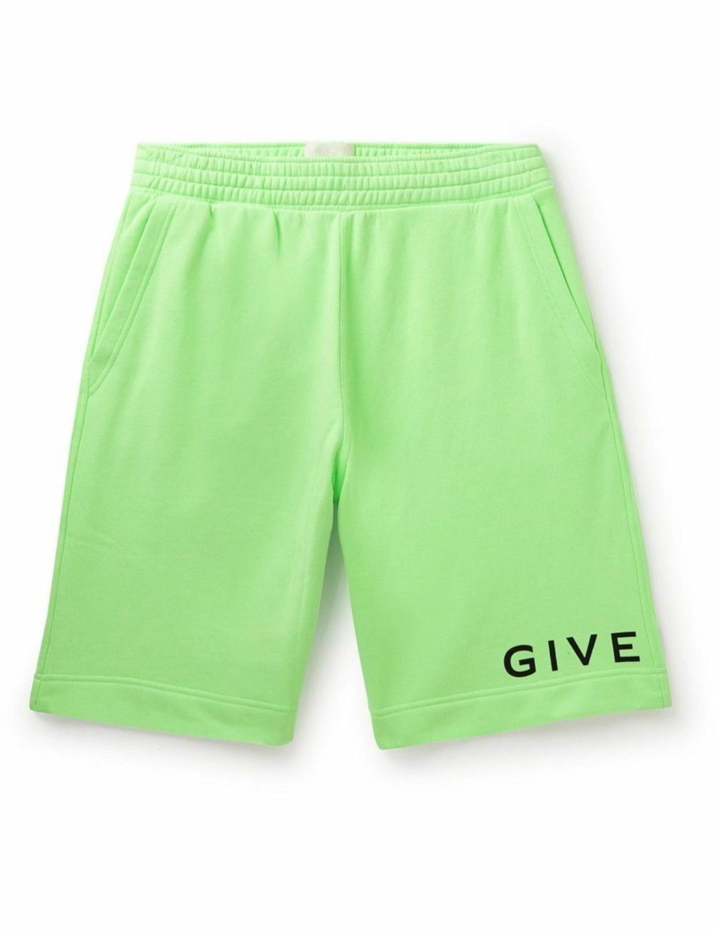 Givenchy Wide-Leg Logo-Print Cotton-Jersey Shorts size M